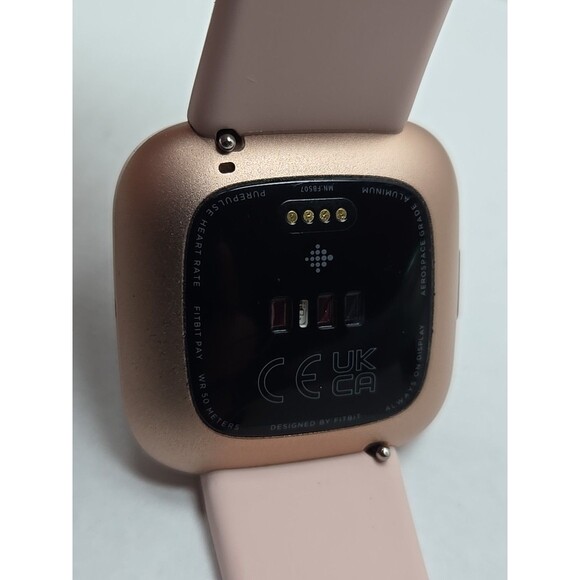 Fitbit Versa 2 Smartwatch Pink 40mm Alexa WR50M Always On Display No Charger - Picture 10 of 10